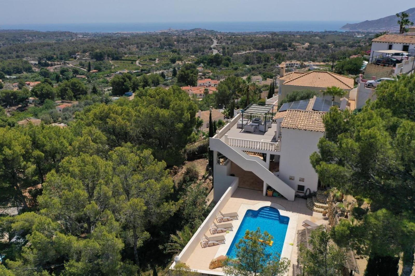 Villa Santorini Costa Blanca La Nucia Bagian luar foto